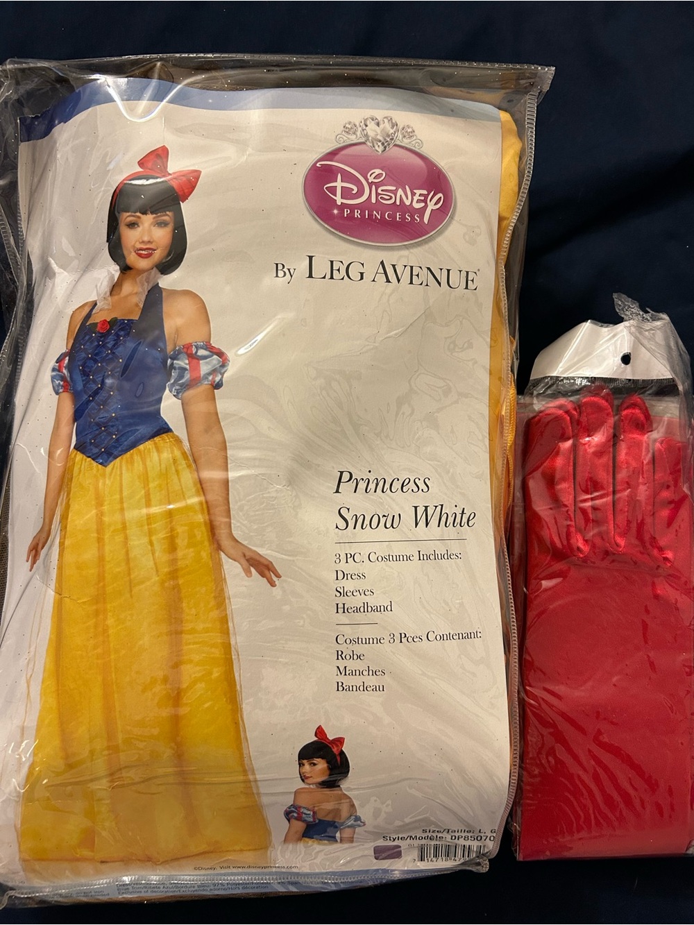 Disney Princess Snow White Women’s Costume by Leg Avenue - Yellow/Blue/Red